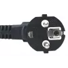 Manhattan Mains Power Cord/Cable, Euro 2-pin plug (CEE 7/4 Schuko) to C13 Female (kettle lead), 1.8m, 16A, Black, Lifetime Warranty