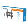 Manhattan Wall Mount for TV & Monitors (Fixed Ultra Slim), For screens 23 inch to 42 inch, VESA compatibility: all between 75x75mm to 200x200mm - check the dimensions of the four mounting holes on back of screen to ensure it fits, Max 45kg, Black, Bracket