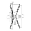 Equip 13 inch-55 inch Articulating TV Wall Mount Bracket