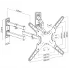 Equip 650328 23 inch-55 inch Full motion Corner TV Wall Mount Bracket