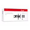 Equip 32 inch-55” Articulating TV Wall Mount Bracket, 200 x 200 mm, 400 x 400 mm, -20 - 10°, -90 - 90°, Steel, Black