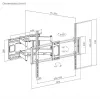 Equip 37 inch-70 inch Articulating TV Wall Bracket