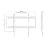 Equip 60 inch-100 inch Fixed Curved TV Wall Mount Bracket