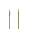 Hama Flexi-Slim audio cable 0.75 m 3.5mm Green Male to Male