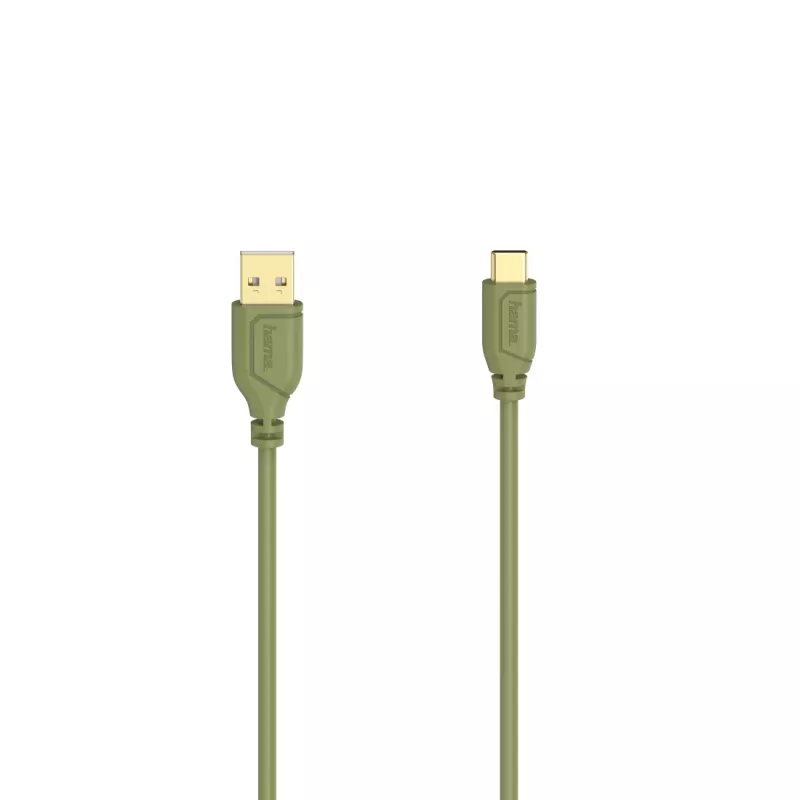 Hama Flexi-Slim USB cable USB 2.0 0.75 m USB C USB A Green