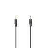 Hama Flexi-Slim audio cable 0.75 m 3.5mm Black Male to Male Gold Plated