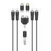 Audio Cable Hama 00205175 2.5m 2xRCA Male Black