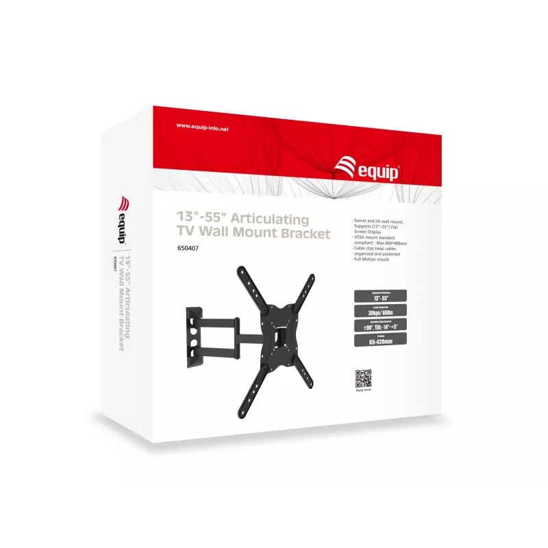 Equip 650407 23 inch-55 inch Articulating TV Wall Mount Bracket