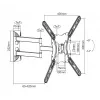 Equip 650407 23 inch-55 inch Articulating TV Wall Mount Bracket