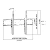 Equip 60 inch-100 inch Tilt Curved TV Wall Mount Bracket