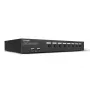 Lindy 8 Port DisplayPort 1.2, USB 2.0 and Audio KVM Switch, 3840 x 2160 pixels, 4K Ultra HD, Rack mounting, 1U, Black