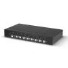 Lindy 8 Port DisplayPort 1.2, USB 2.0 and Audio KVM Switch, 3840 x 2160 pixels, 4K Ultra HD, Rack mounting, 1U, Black