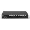 Lindy 8 Port DisplayPort 1.2, USB 2.0 and Audio KVM Switch, 3840 x 2160 pixels, 4K Ultra HD, Rack mounting, 1U, Black