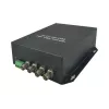 AV transmitter LevelOne 4-Channel BNC over Fiber Optic Extender Kit 20km