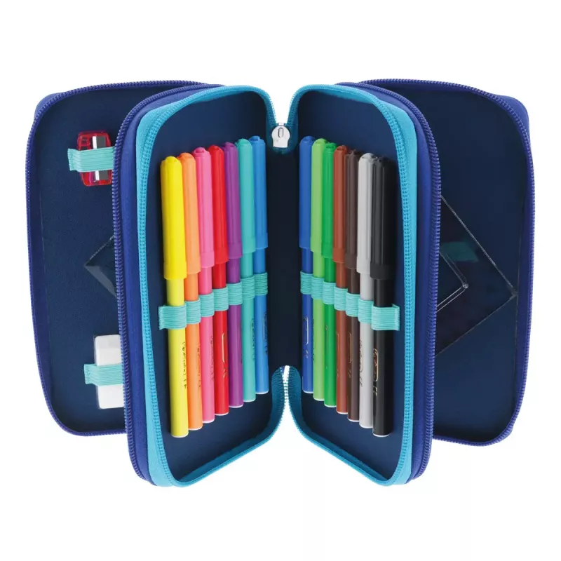 Herlitz TriCase Dip Dye 31 pcs Blue Turquoise Polyester 190x115x70 mm
