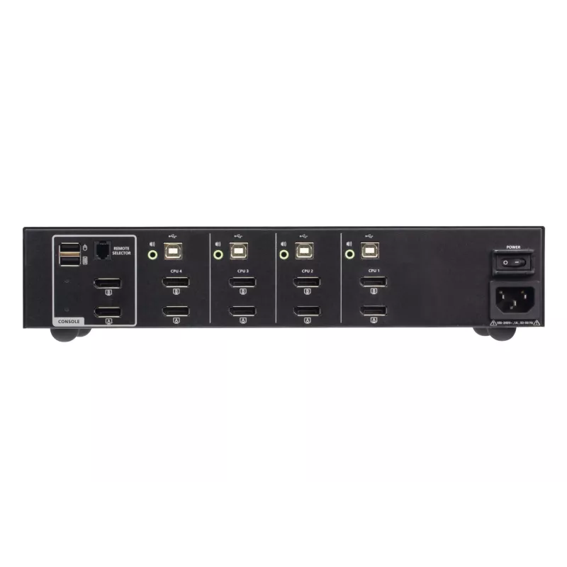ATEN 4-Port USB DisplayPort Dual Display Secure KVM Switch (PSD PP v4.0 Compliant)