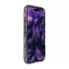 Phone case LAUT CRYSTAL MATTER X for iPhone 16 Pro, transparent/black, PC+TPU, for 6.1 inch screen