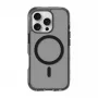 Phone case LAUT CRYSTAL MATTER X for iPhone 16 Pro, transparent/black, PC+TPU, for 6.1 inch screen