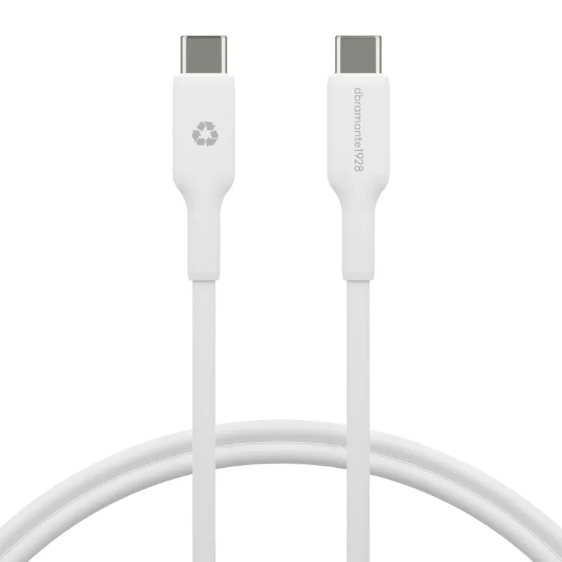 USB-C to USB-C Cable 1 m d bramante re-charge — USB 2.0, white