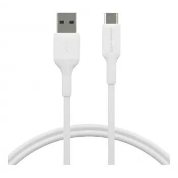 dbramante1928 re-charge - Cable 1m USB-A to USB-C - W, 1 m, USB A, USB C, USB 2.0, 0.48 Gbit/s, White