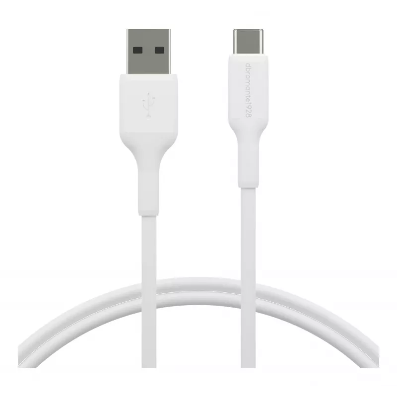 dbramante1928 re-charge - Cable 1m USB-A to USB-C - W, 1 m, USB A, USB C, USB 2.0, 0.48 Gbit/s, White