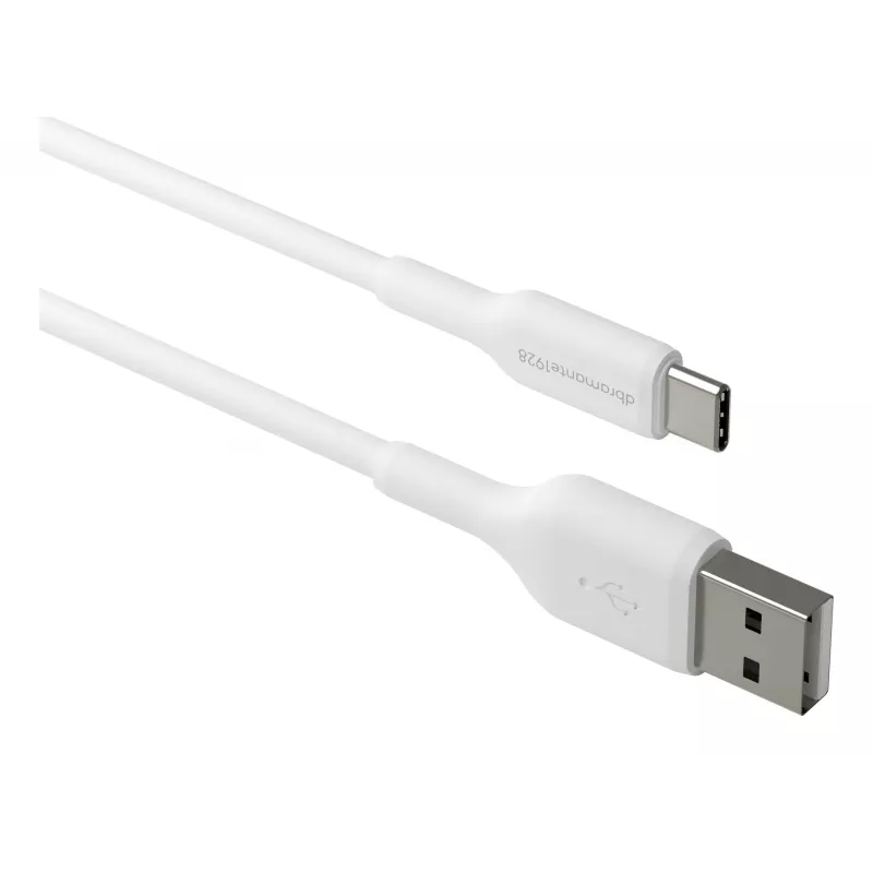 dbramante1928 re-charge - Cable 1m USB-A to USB-C - W, 1 m, USB A, USB C, USB 2.0, 0.48 Gbit/s, White