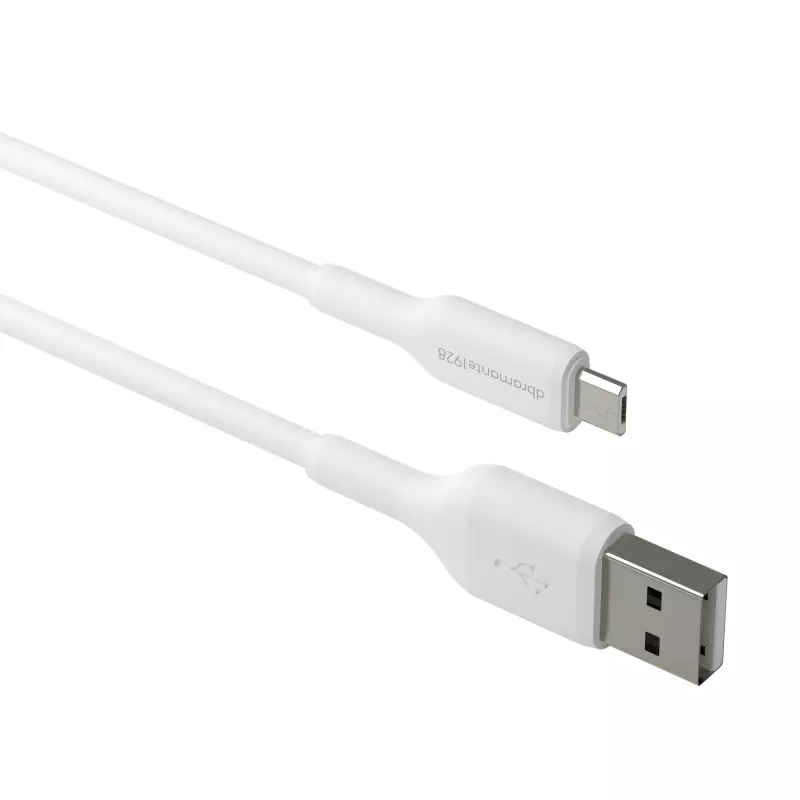dbramante1928 re-charge - Cable 1m USB-A - Micro USB - W, 1 m, USB A, Micro-USB A, USB 2.0, 0.48 Gbit/s, White