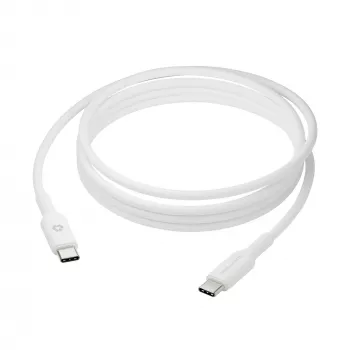 dbramante1928 re-charge - Cable - 2m USB-C to USB-C - W, 2 m, USB C, USB C, USB 2.0, 0.48 Gbit/s, White