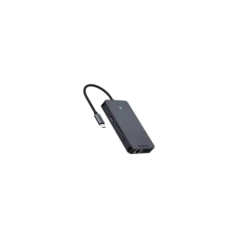 Rapoo UCM-2005 interface cards/adapter 3.5 mm DisplayPort HDMI RJ-45 USB 3.2 Gen 1 USB Type-C