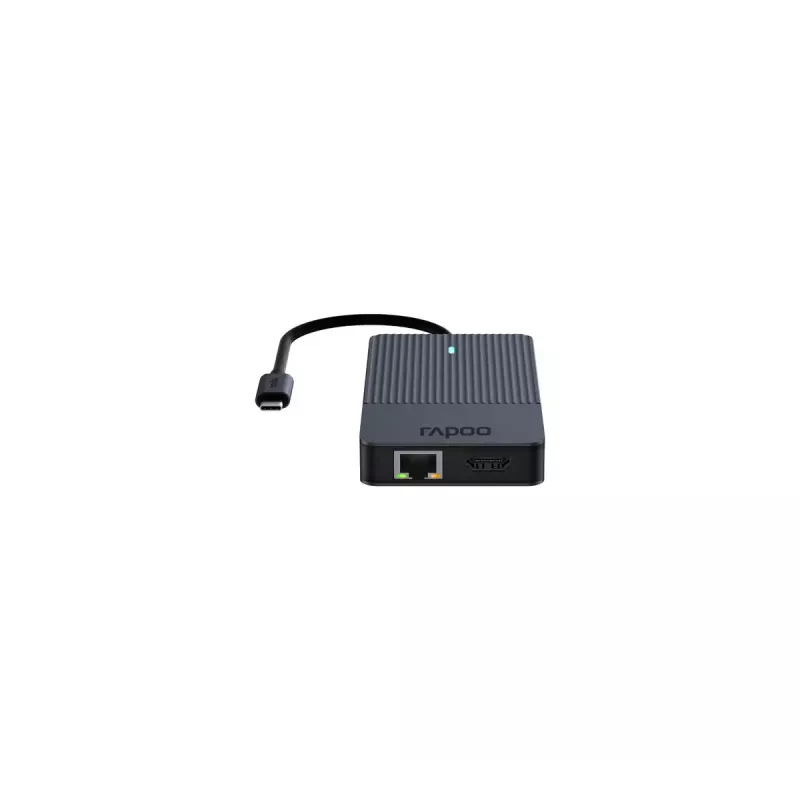 Rapoo UCM-2005 interface cards/adapter 3.5 mm DisplayPort HDMI RJ-45 USB 3.2 Gen 1 USB Type-C