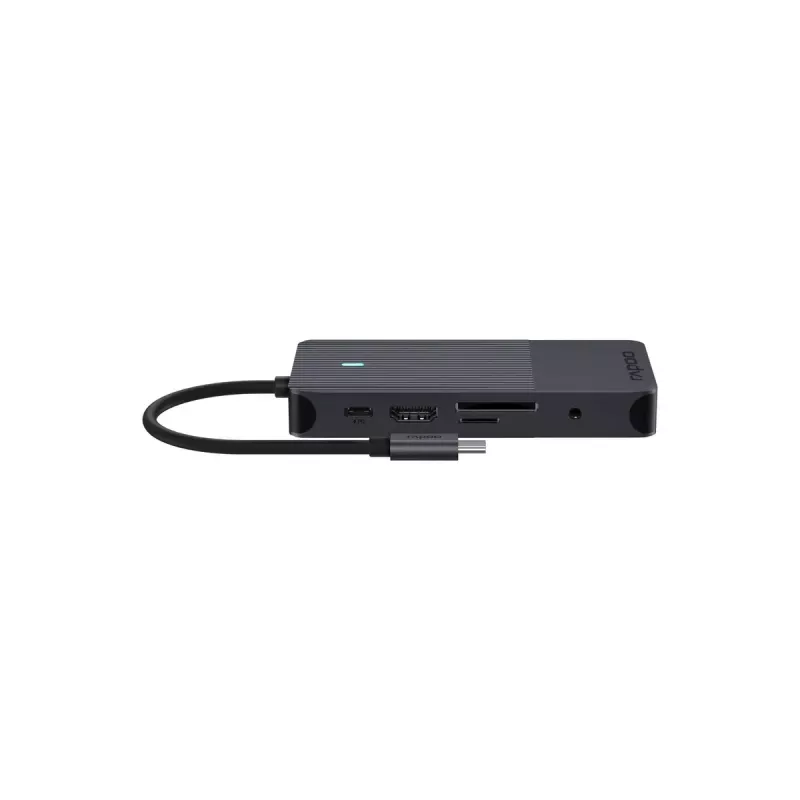 Rapoo UCM-2005 interface cards/adapter 3.5 mm DisplayPort HDMI RJ-45 USB 3.2 Gen 1 USB Type-C