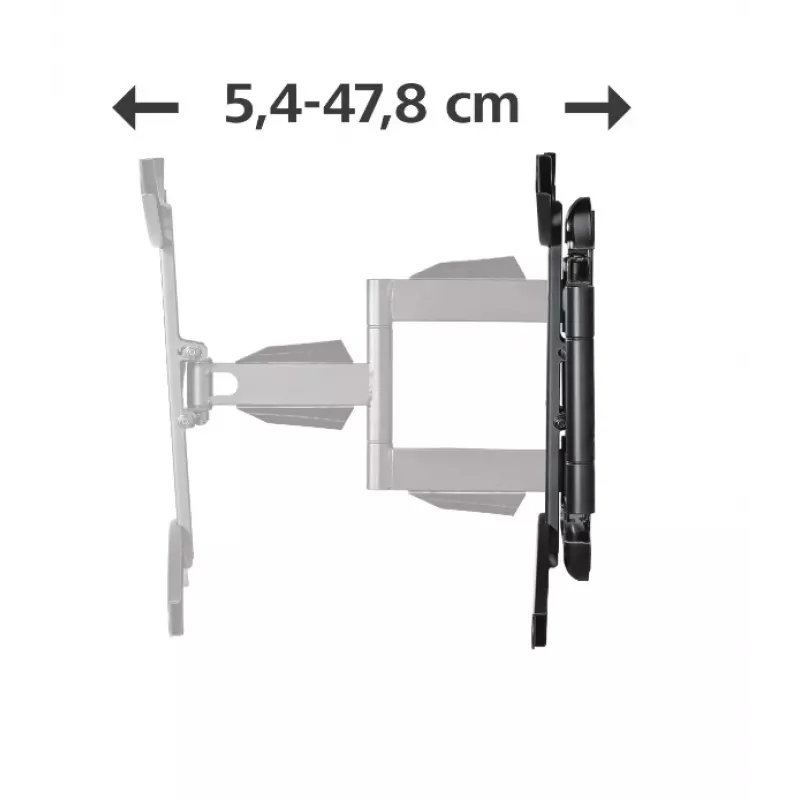 Hama TV Wall Bracket, Swivel, Tilt, Pull-out, 191 cm (75) up to 45 kg