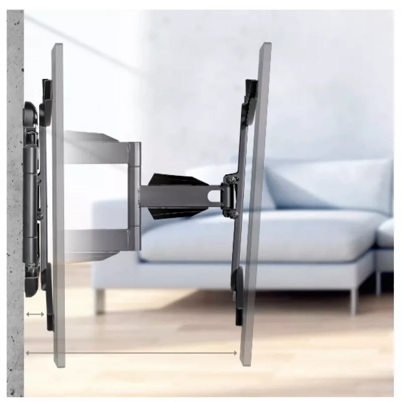 Hama TV Wall Bracket, Swivel, Tilt, Pull-out, 191 cm (75) up to 45 kg
