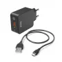 Hama 00201621 mobile device charger Smartphone, Tablet Black AC Fast charging Indoor