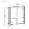 Equip 55 inch-86 inch Interactive Up-Down TV Wall Mount
