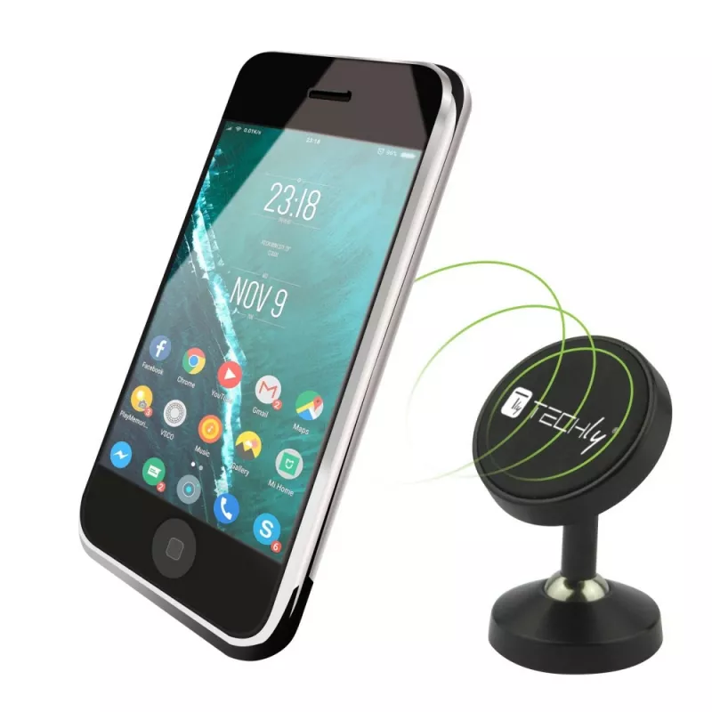 Techly I-SMART-UNI7 holder Passive holder Mobile phone/Smartphone Black