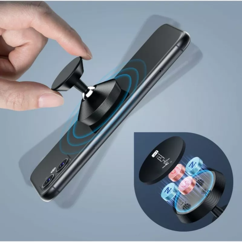Techly I-SMART-UNI7 holder Passive holder Mobile phone/Smartphone Black