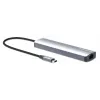 Manhattan USB-C Dock/Hub, Ports (x6): Ethernet, HDMI, USB-A (x3) and USB-C, with Power Delivery (PD) 100W- requires external USB-C charger (not included). USB powered (no external power supply required) when PD is not in use
