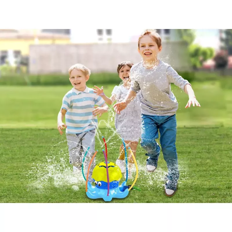 Water Play Sprinkler Jamara Mc Fizz Oktopus Round Blue Yellow 3+ Years