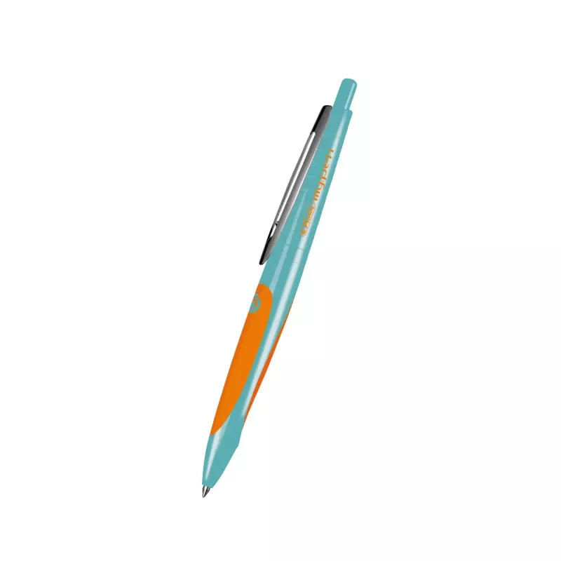Clip-on retractable ballpoint pen Herlitz my.pen Blue