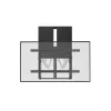 Equip 60 inch-100 inch Interactive Up-Down TV Wall Mount