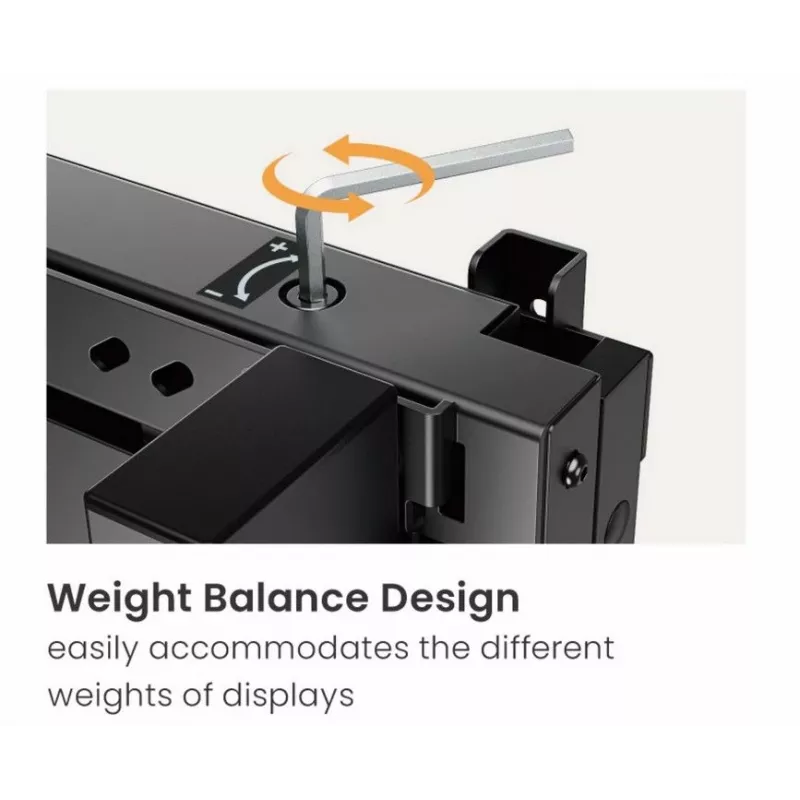 Equip 60 inch-100 inch Interactive Up-Down TV Wall Mount