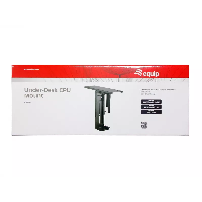 Under desk CPU holder Equip 650892
