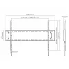 Equip 60 inch-120 inch Heavy-Duty Fixed TV Mount Bracket