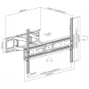 Equip 37 inch-80 inch Full Motion TV Mount Bracket