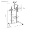 Equip 60 inch-100“ Eco Ultra-large Display TV Cart