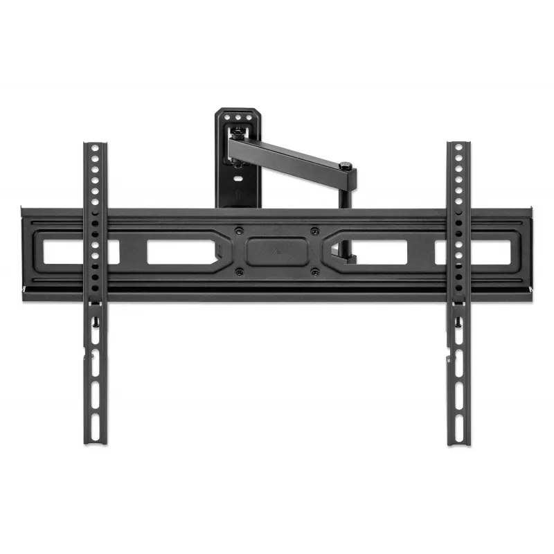 Manhattan Wall Mount for TV & Monitors (Full Motion), For screens 32 inch to 65 inch, VESA compatibility: all between 100x100mm to 600x400mm - check the dimensions of the four mounting holes on back of screen to ensure it fits, Max 35kg, Black, Bracket, Lifetime Warranty
