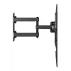 Manhattan Wall Mount for TV & Monitors (Full Motion), For screens 32 inch to 65 inch, VESA compatibility: all between 100x100mm to 600x400mm - check the dimensions of the four mounting holes on back of screen to ensure it fits, Max 35kg, Black, Bracket, Lifetime Warranty