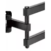 Manhattan Wall Mount for TV & Monitors (Full Motion), For screens 32 inch to 65 inch, VESA compatibility: all between 100x100mm to 600x400mm - check the dimensions of the four mounting holes on back of screen to ensure it fits, Max 35kg, Black, Bracket, Lifetime Warranty