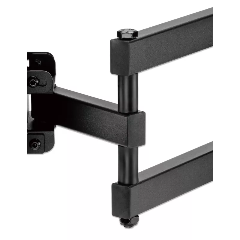 Manhattan Wall Mount for TV & Monitors (Full Motion), For screens 32 inch to 65 inch, VESA compatibility: all between 100x100mm to 600x400mm - check the dimensions of the four mounting holes on back of screen to ensure it fits, Max 35kg, Black, Bracket, Lifetime Warranty